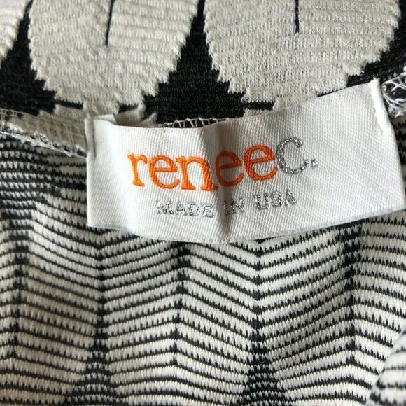 Renee C Leena Pencil Skirt L Stretchy Pull On Knee Length Made In USA 3052-2 - Picture 4 of 4